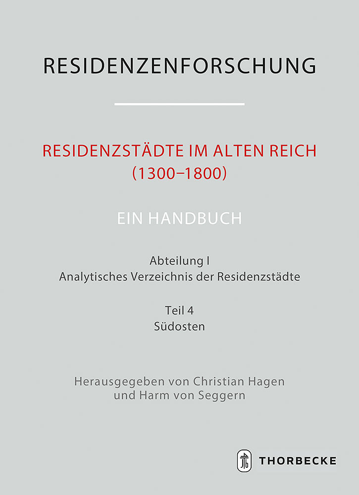 Produktabbildung: Residenzstädte im Alten Reich (1300-1800). Ein Handbuch