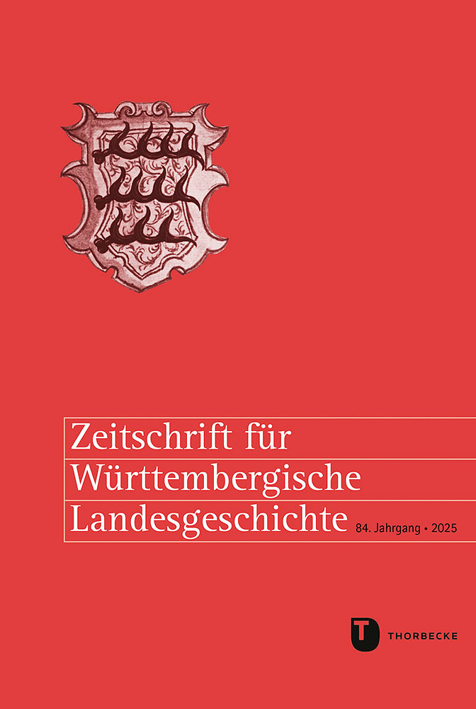 Produktabbildung: Zeitschrift für Württembergische Landesgeschichte