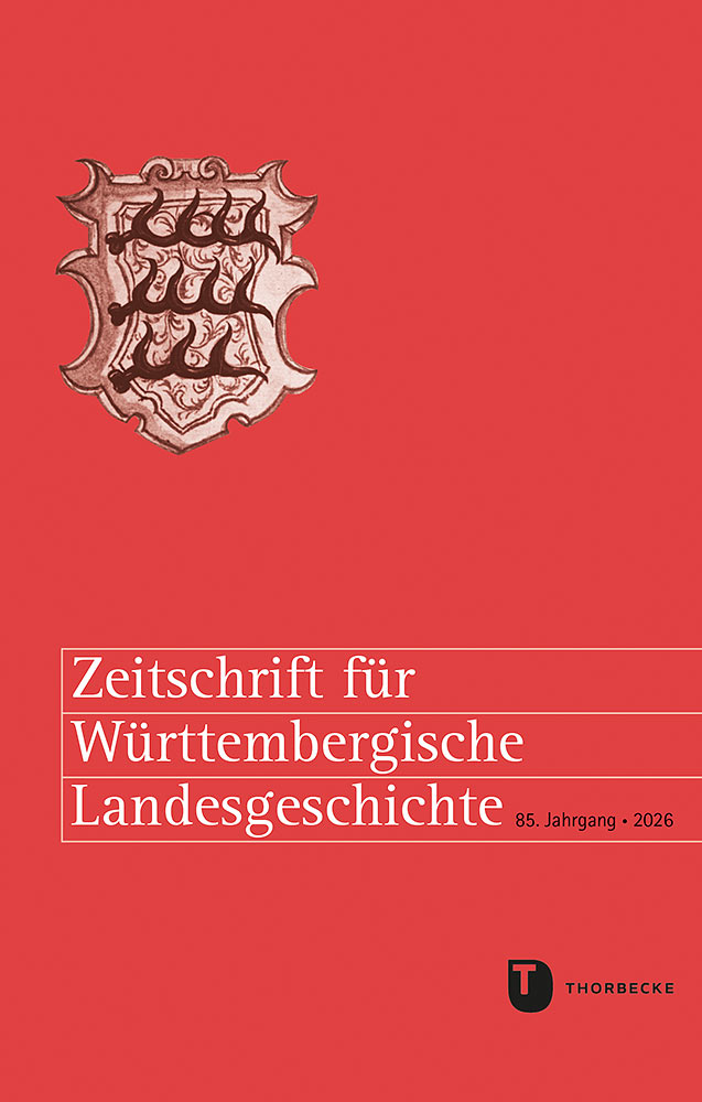 Produktabbildung: Zeitschrift für Württembergische Landesgeschichte