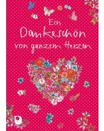 Ein Dankeschön von ganzem Herzen