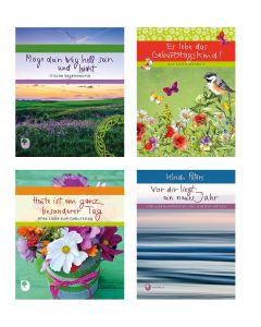 Farbenfrohe Wünsche zum Geburtstag