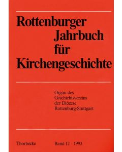 Rottenburger Jahrbuch für Kirchengeschichte 1993
