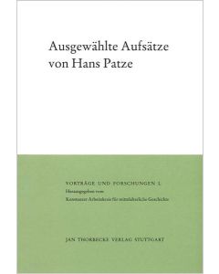 Ausgewählte Aufsätze von Hans Patze