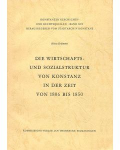 Die Wirtschafts- und Sozialstruktur von Konstanz in der Zeit von 1806 bis 1850