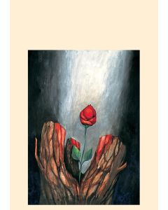 Die Blume aus dem toten Stamm