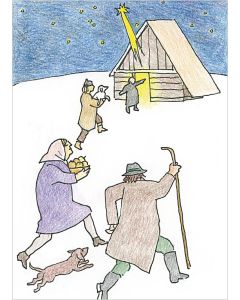 Auf dem Weg zur Krippe