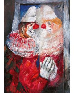 Narr vor dem Spiegel