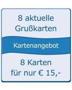 8 aktuelle Grußkarten