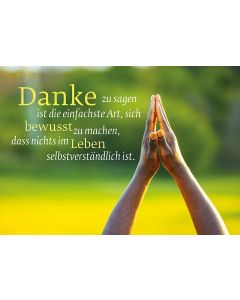 Danke zu sagen