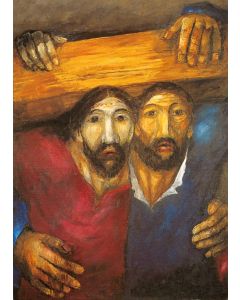 Jesus und Simon von Cyrene