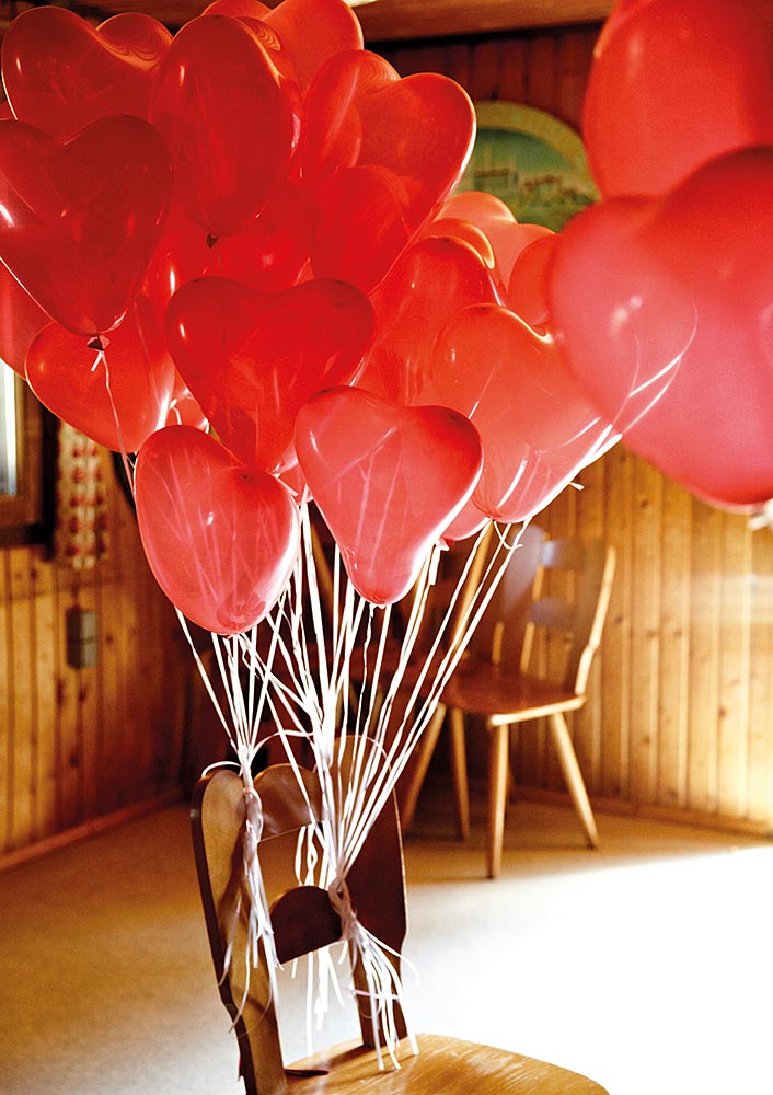 Produktabbildung: Rote Ballons