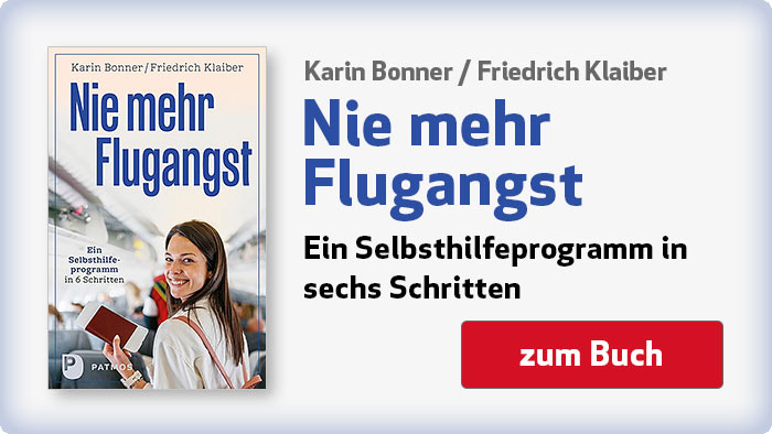 zum Buch von Karin Bonner und Friedrich Klaiber: Nie mehr Flugangst - Ein Selbsthilfeprogramm in sechs Schritten Karin Bonner und Friedrich Klaiber: Nie mehr Flugangst - Ein Selbsthilfeprogramm in sechs Schritten